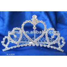 Diamante nupcial tiara peine (GWST12-041)
